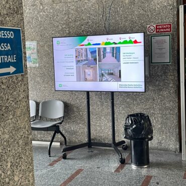 Informazioni in tempo reale sui monitor: attivato un nuovo canale di comunicazione per gli utenti di ASST Valtellina e Alto Lario