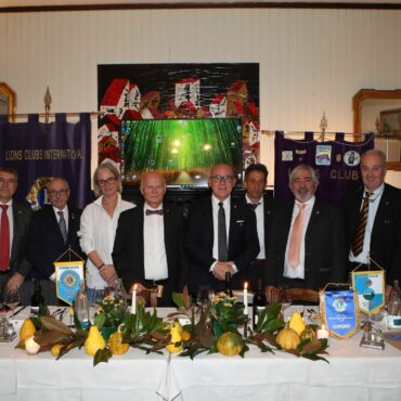 Lions Club Provincia di Sondrio: incontro conviviale al Ristorante Cerere con il Governatore Terlera
