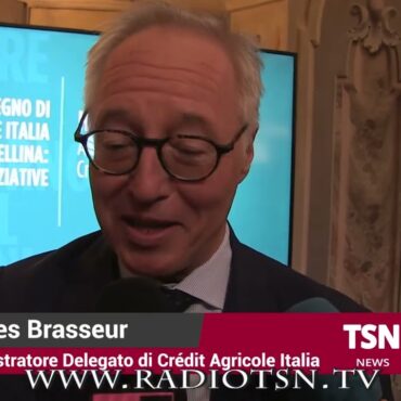 L’Ad Hugues Brasseur. Credit Agricole crede in voi, qui faremo tanto e bene