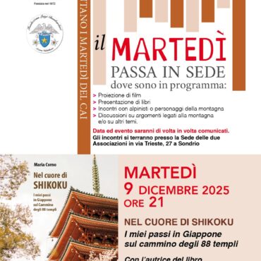 Martedì al CAI. Il Giappone di Maria Corno