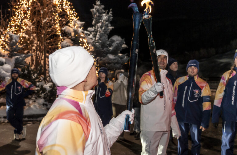 Fiamma Olimpica a Livigno: una comunità in festa tra Passo d’Eira, Trepalle e il Fan Village 1 Fiamma olimpica Giovanni Levi 14