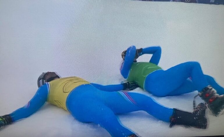Storico doppio podio azzurro nello Skicross: oro a Simone Deromedis, argento a Federico Tomasoni 1 IMG 0175