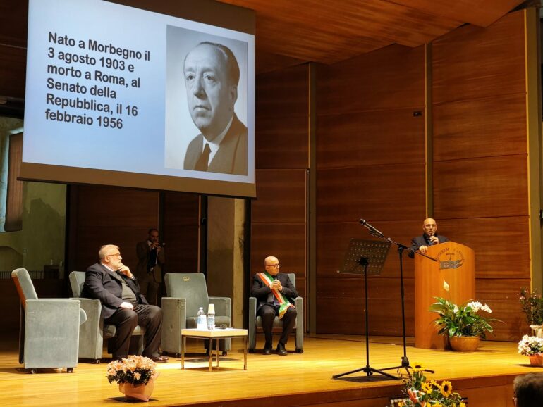 Morbegno ricorda Ezio Vanoni: presenti i ministri Giorgetti e Casellati per il settantesimo anniversario della scomparsa 4 menegola
